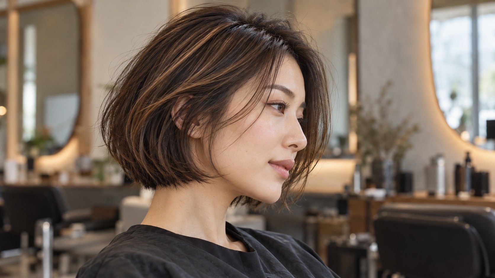 Short Hair Color for Asian Women: Start With Your Hair