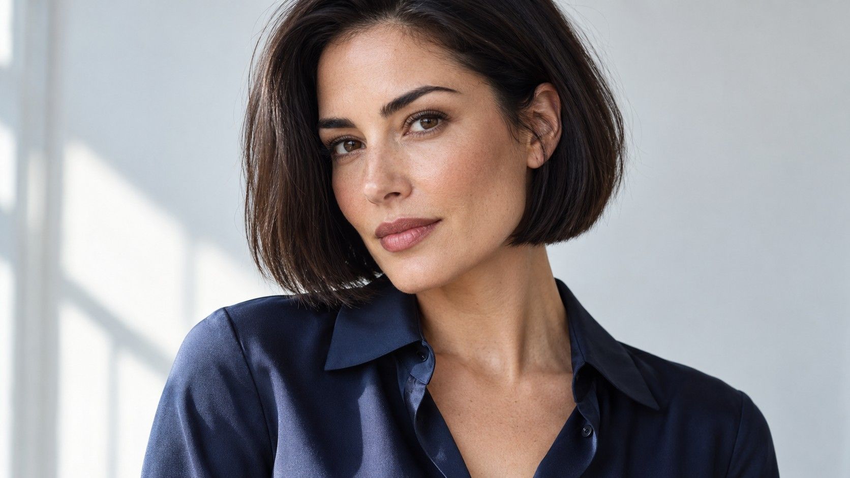 Winter Color Hairstyles: Contrast in a Short Haircut